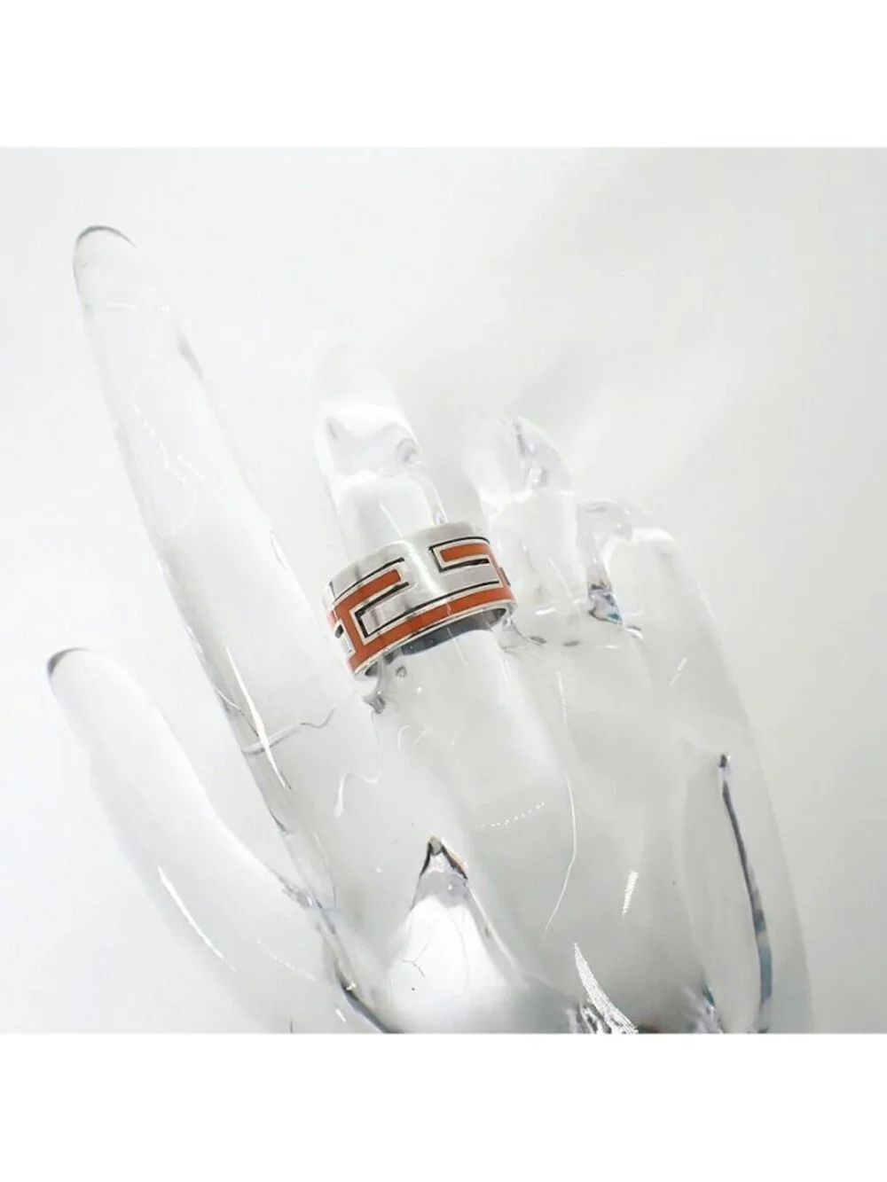 Hermes D'h Ring Silver